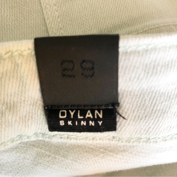 Vince Dylan Light Aqua Blue Skinny Jeans Size 29 NWT - Picture 9 of 13